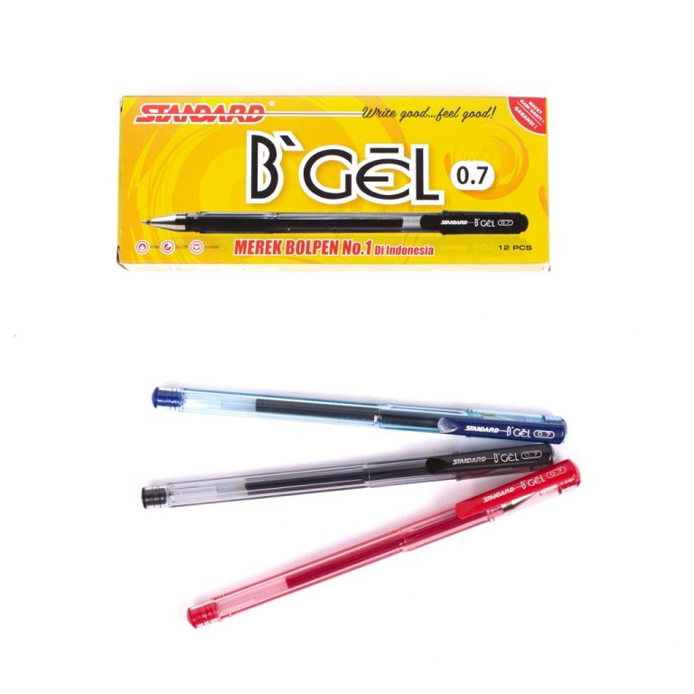 Ballpoint Standard B Gel Hitam Isi Antero Stationery Shop